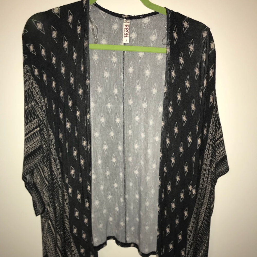 Grey & light pink kimono!